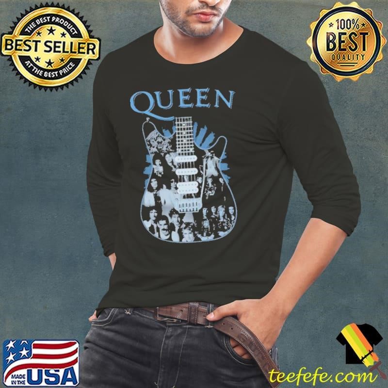 Guitar Queen rock band Long Sleeve Tee