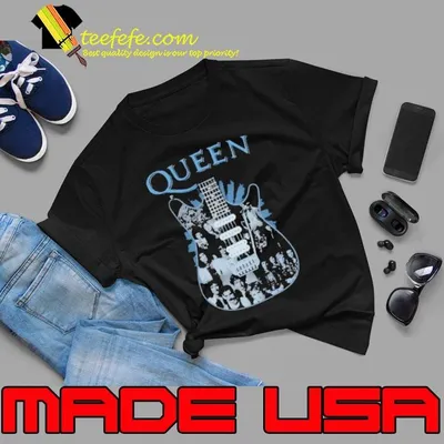 Guitar Queen rock band shirt