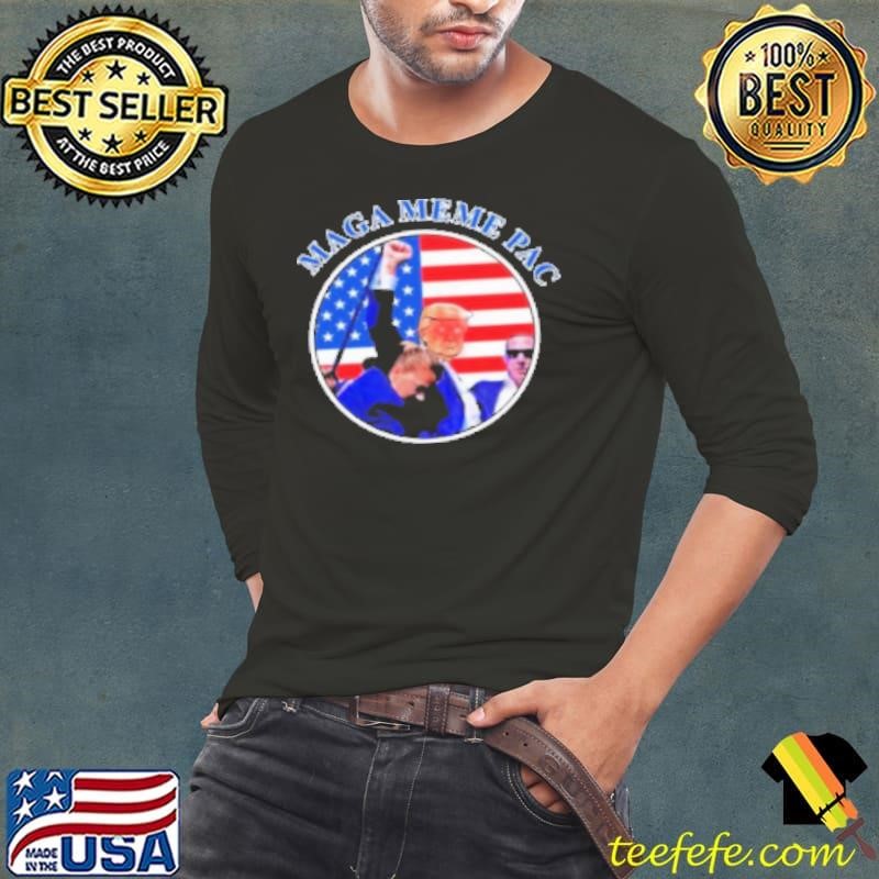 Harrisburg Pennsylvania Trump Maga Meme Pac Long Sleeve Tee