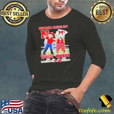 Herbie Husker Nebraska Huskers On Saturdays X Kc Wolf Kansas City Chiefs On Sundays Shirt