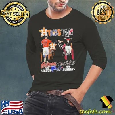 Houston Astros Jose Altuve Houston Texans C. J. Stroud All Season On Sundays Signatures 2024 shirt