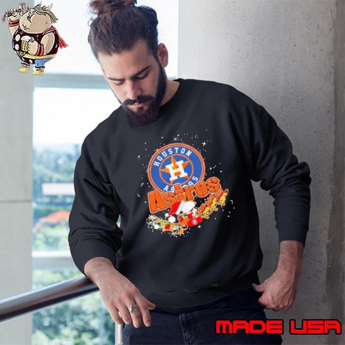 Houston Astros Snoopy Christmas Sweatshirt