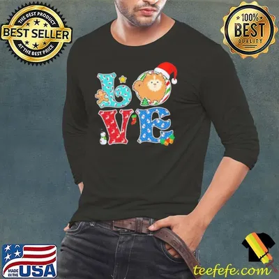 I Love Dog Affenpinscher Christmas shirt