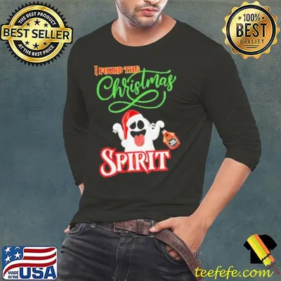 I found the Christmas spirit ghost shirt