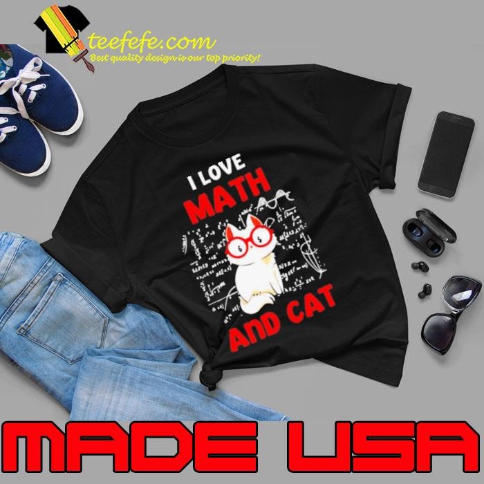 I lover Math and cat Unisex