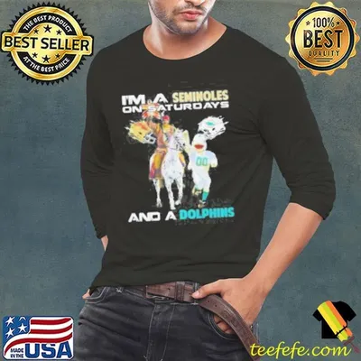 I'M A Seminoles On Saturdays And A Dolphins On Sundays Mascot 2024 Shirt