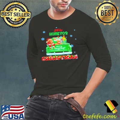 I'll be home for Christmas Trump on the truck Shirt