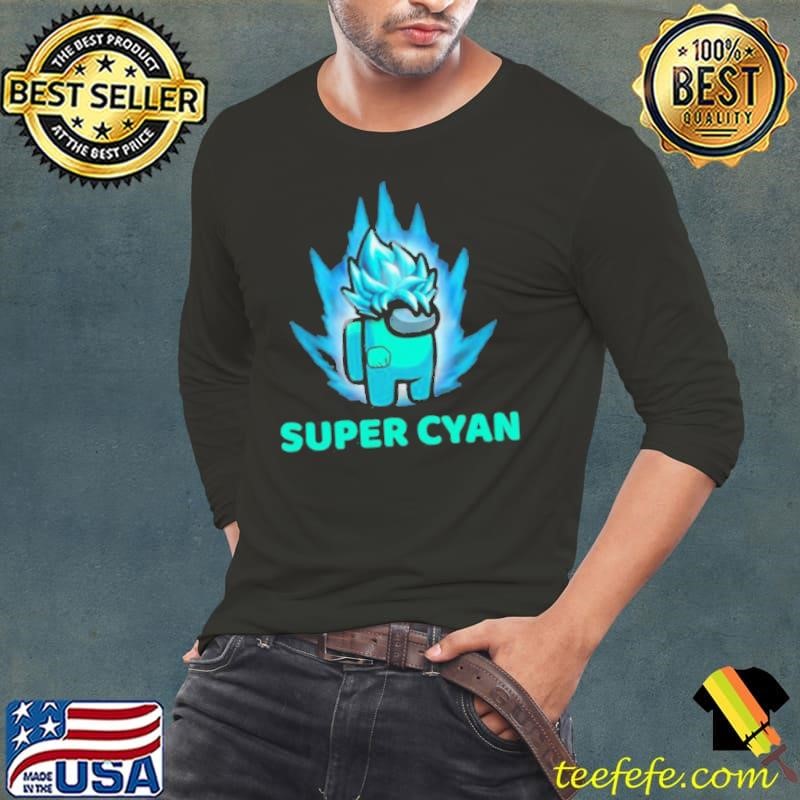 Imposter Among Us Super Cyan shirt