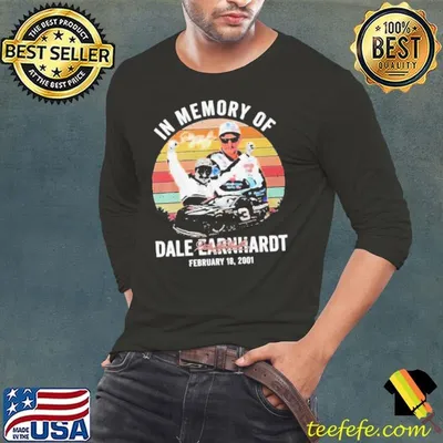 In Memory Of Dale Earnhardt February 18 2001 Vintage Signature shirt