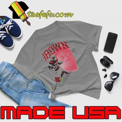 Isaac Brown Cardinal graphic shirt