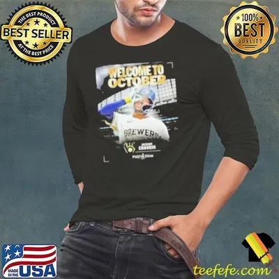 Jackson Chourio Welcome To October 2024 Shirt