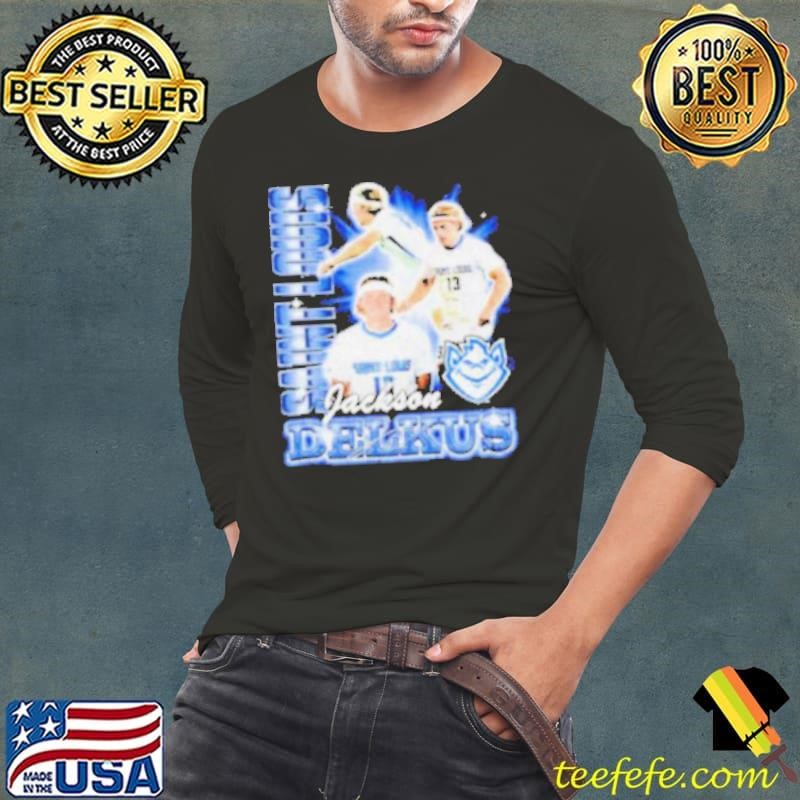 Jackson Delkus Saint Louis Billikens signature vintage graphic Long Sleeve Tee
