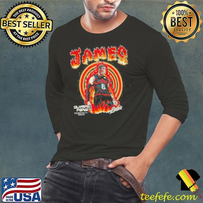 James olumpic paris basketball 2024 Long Sleeve Tee