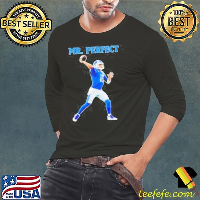 Jared Goff Mr. Perfect Football Fan Long Sleeve Tee