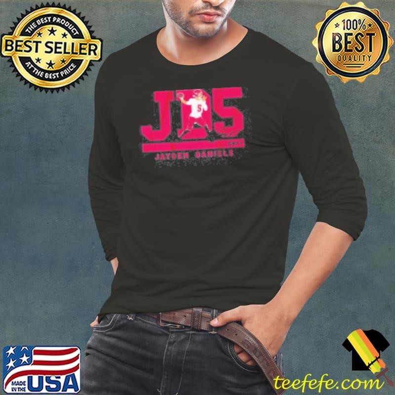 Jayden Daniels Washington Commanders JD5 Vintage Long Sleeve Tee