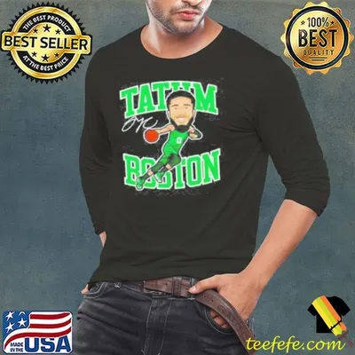 Jayson Tatum Boston Toon Basketball Signature Shirt