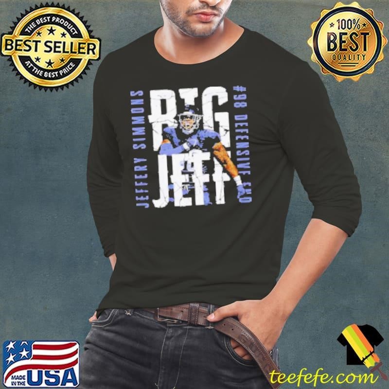 Jeffery Simmons Tennessee Chest Pound Football Shirt