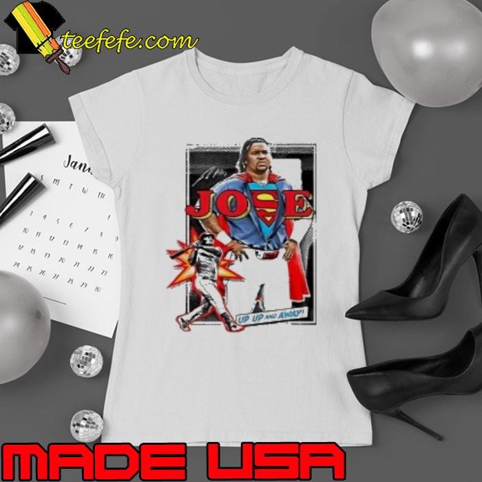 Jose Ramirez Up Up And Away Superman Ladies tee