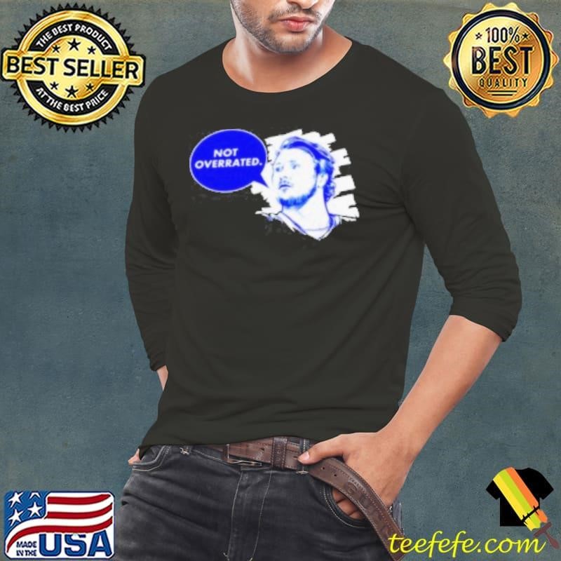 Josh Allen Not Overrated Buffalo NFLPA Football Long Sleeve Tee