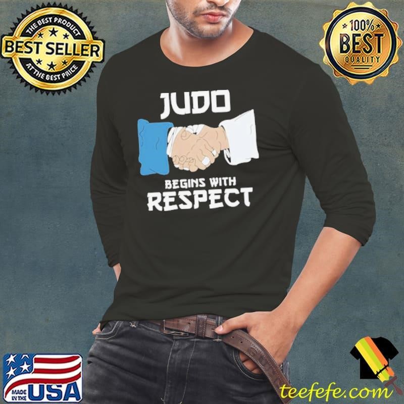 Judo Begins With Respect Long Sleeve Tee