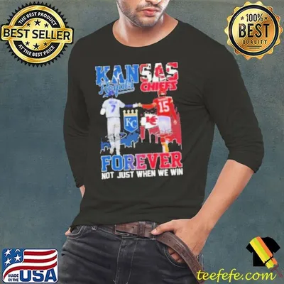 Kansas City Royals Bobby Witt Jr. Kansas City Chiefs Patrick Mahomes Stars Forever Not Just When We Win shirt