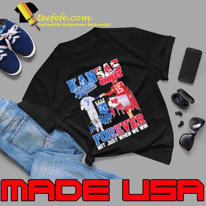 Kansas City Royals Bobby Witt Jr. Kansas City Chiefs Patrick Mahomes Stars Forever Not Just When We Win Unisex