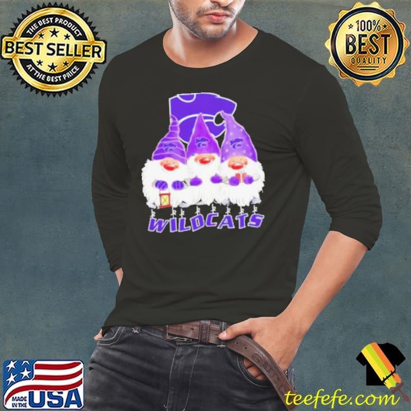 Kansas State Wildcats Gnomies Christmas Long Sleeve Tee