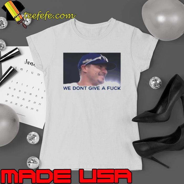 Kike Hernandez smile we don't give a fuck Ladies tee