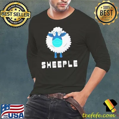 Lamb face mask sheep shirt