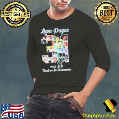 Liam Payne 31 Years Of 1993 2024 Thank You For The Memories Shirt