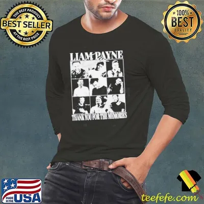 Liam Payne signature thank you for the memories shirt