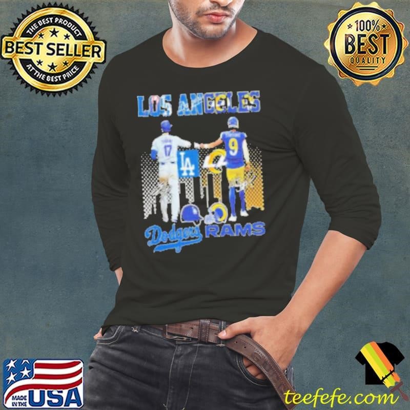 Los Angeles Team Dodgers Ohtani Rams Stafford Signatures 2024 shirt
