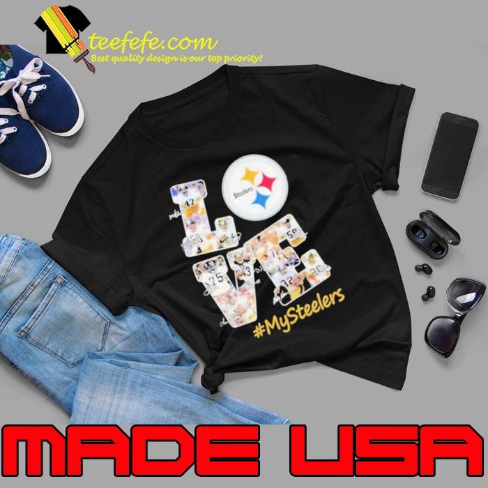 Love Pittsburgh Steelers MySteelers Signatures Unisex