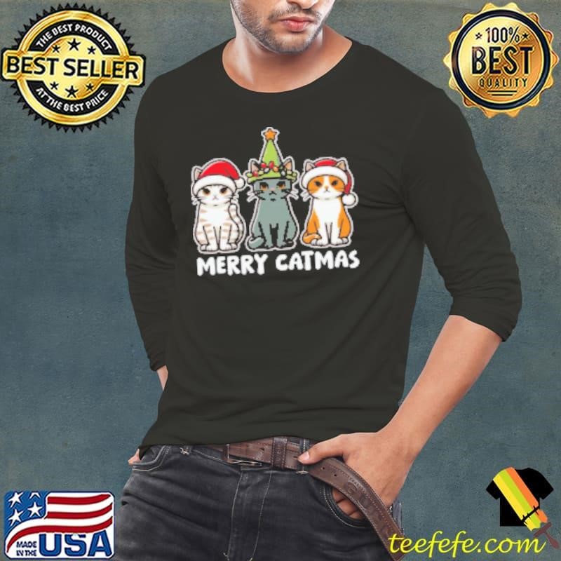 Merry Catmas Long Sleeve Tee