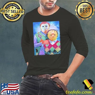 Michael Myers And Jason Voorhees Step Brothers Halloween Vintage Shirt
