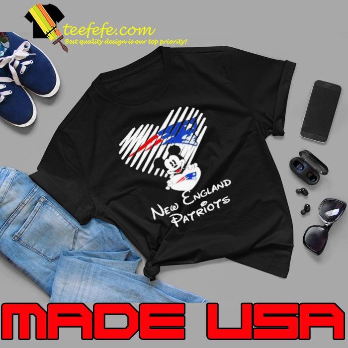 Mickey Mouse Love New England Patriots Unisex Mickey Mouse Love New England Patriots Unisex
