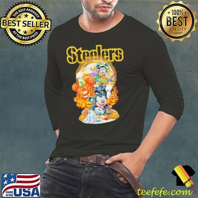 Mickey Mouse Pumpkin Pittsburgh Steelers Halloween shirt