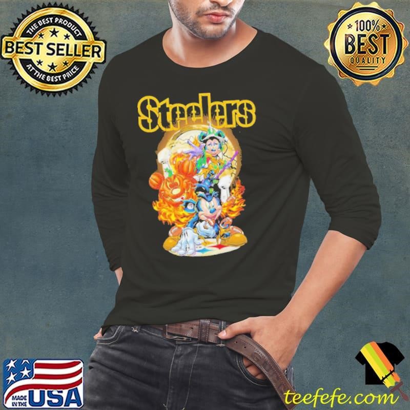 Mickey Mouse Pumpkin Pittsburgh Steelers Halloween shirt