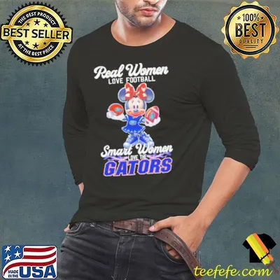 Mickey real women love football smart women love Florida Gators shirt
