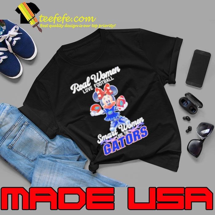 Mickey real women love football smart women love Florida Gators Unisex