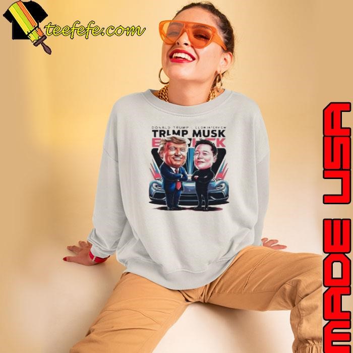 Musk And Trump Interview Cartoon Shirt