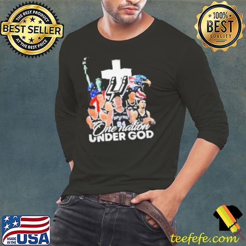 NBA San Antonio Spurs One Nation Under God Vintage 2024 Shirt