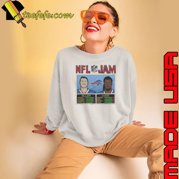 NFL Jam Buffalo Bills Allen And Cook Sweatshirt