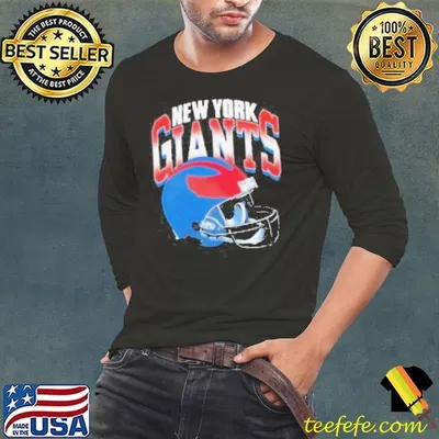 New York Giants Gradient Helmet Shirt