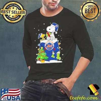 New York Mets Snoopy And Woodstock Merry Christmas 2024 shirt