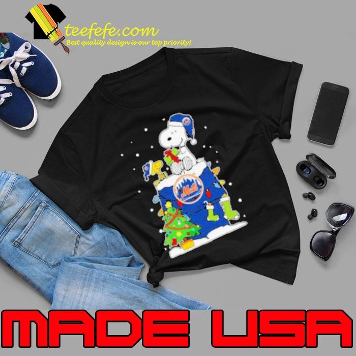 New York Mets Snoopy And Woodstock Merry Christmas 2024 Unisex