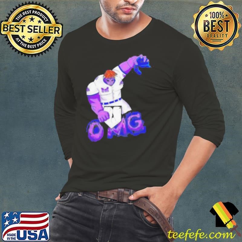 New York Mets Winker Smash OMG Postseason 2024 Long Sleeve Tee
