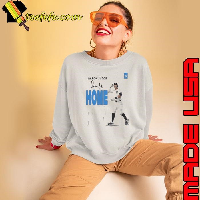 New York Yankees Aaron Judge home run signature Sweatshirt