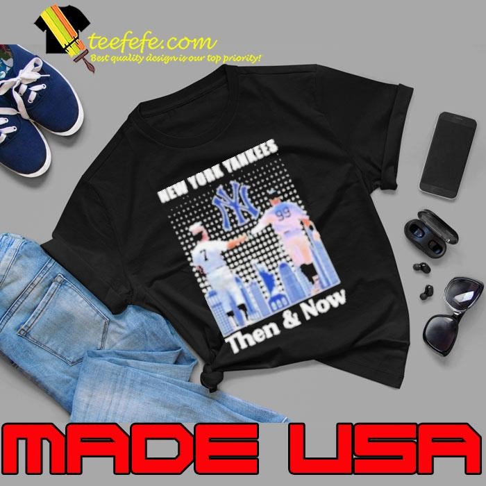 New York Yankees Then & Now Mickey Mantle And Aaron Judge Signatures 2024 Unisex