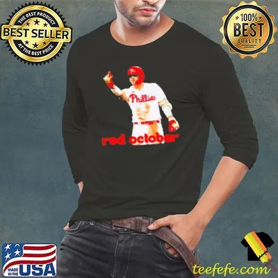Nick Castellanos Red October Phillies Baseball Shirt